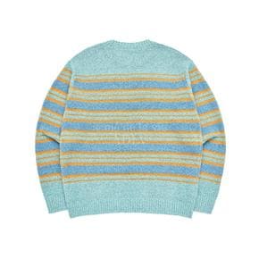 SYMBOL LOGO RIVET STRIPE TERRY KNIT MINT 심볼스트라이프 민트 KNSRST-MNT