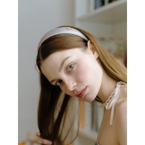 HA029 Satin volume logo hairband