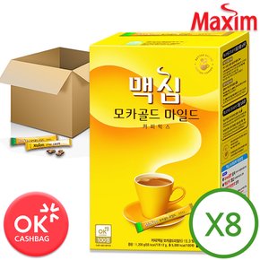 [맥심] 모카골드 커피믹스 100TX8개 한박스 총800T