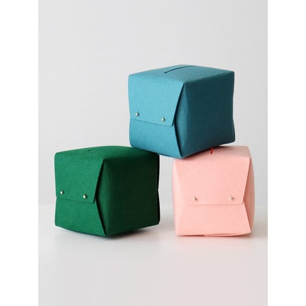 프레임 펠트 스퀘어 티슈케이스 7컬러