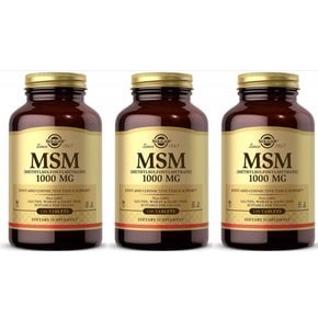 솔가 MSM solgar 식이유황 1000mg 120타블렛 X 3통