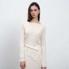 / [르네제이] [단독] Wholegarment Boatneck Knit