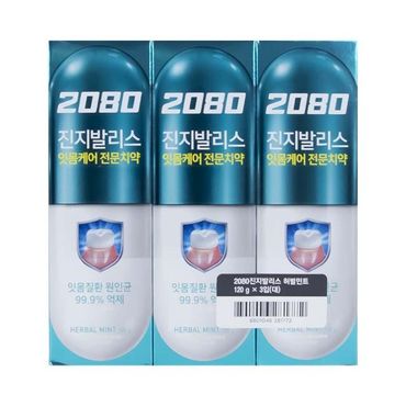 제이큐 진지발리스 허벌민트 2080 120g 3입