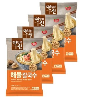 텐바이텐 동원 면발의신 해물칼국수 236g x 4 칼국수면