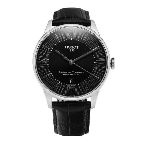 T099.407.16.058.00 (T0994071605800) 슈망 데 뚜렐 남성 가죽시계