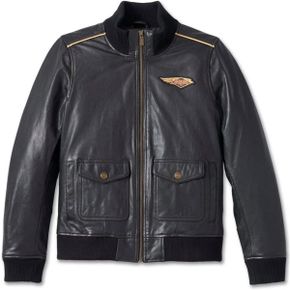 독일 할리데이비슨 가죽 자켓 1834738 HarleyDavidson 레더 Jacket 120 Years Bomber L 블랙