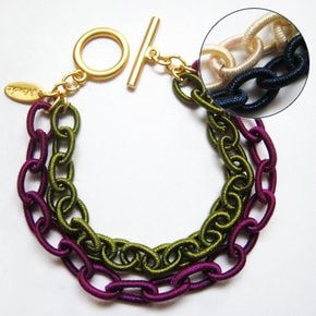 Fabric Chain Bracelet