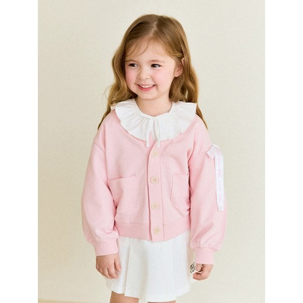 러블리리본포인트가디건