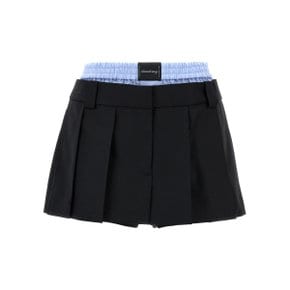 [알렉산더 왕] Shorts 1WC3244738001 Black