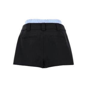 [알렉산더 왕] Shorts 1WC3244738001 Black