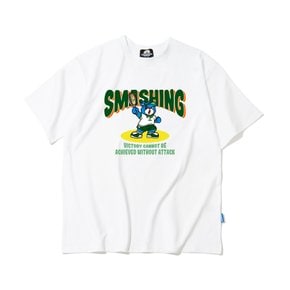 SMASHING BEAR GRAPHIC 티셔츠 - 화이트