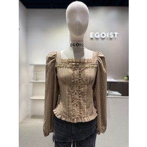 [여주점] 스퀘어넥 레이스 포인트 블라우스  ES3OBL51