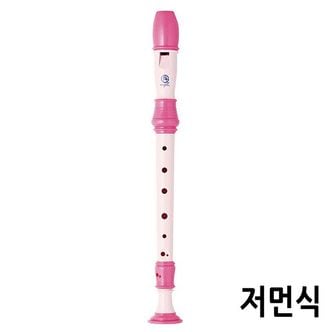 제이큐 생활모음 엔젤악기 핑크 저먼식 칼라 리코더