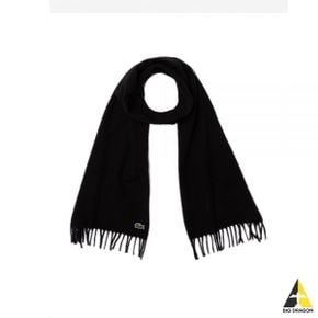 라코스테 Felt Wool And Cashmere Scarf (RE7394-031) (펠트 울 앤 캐시미어 스카프)