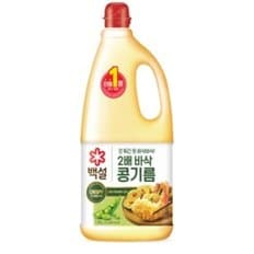 백설 2배바삭 콩기름 1.8L