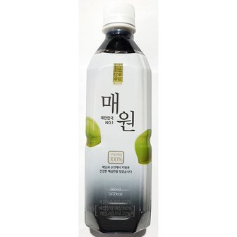 제이큐 과일음료 음료 과일음료 카페 식자재 보해 매원 매실 베이스 500ml X4