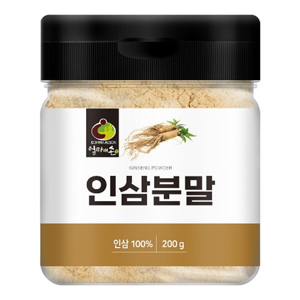 엄마애손 국내산 인삼 분말 200g