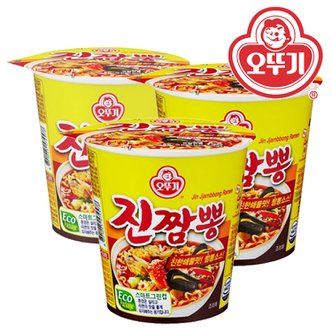  오뚜기 진짬뽕 작은컵 75g 15개 1박스