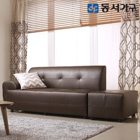 컨셉트 PU가죽 3인용 소파 DF625665