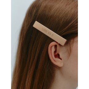 Gold Square Logo Hairpin (Gold)