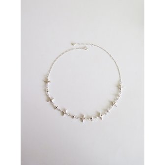 드문 shimmering silver necklace - round type (쉬머링 실버 실버목걸이 - 라운드타입)