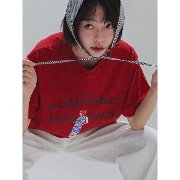 [S.L 사이즈추가] French Muse Artwork Tee_5color
