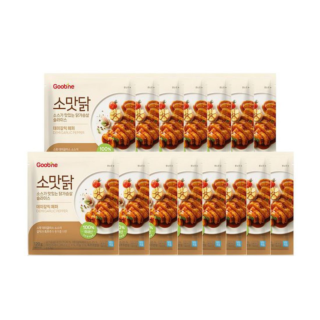 굽네 소스가 맛있는 닭가슴살 소맛닭 데미갈릭페퍼 120G 15팩, 이마트몰, 당신과 가장 가까운 이마트