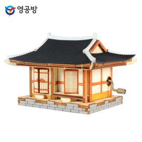 영공방 목재모형 오르골 기와집 (YM862-12)