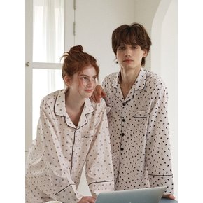 (uni) 플라워 긴팔 파자마 세트 3Color