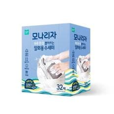 모나리자 하루 한 장 뽑아쓰는 일회용 수세미 32매 x 3팩