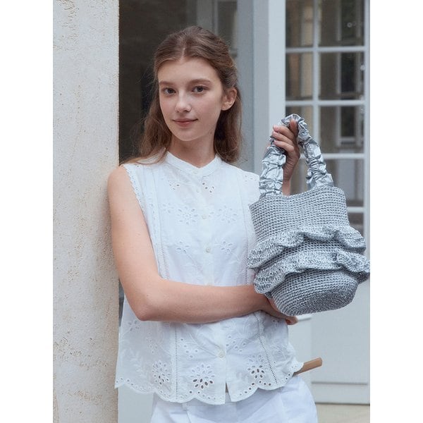 FRILL CROCHET, SILVER