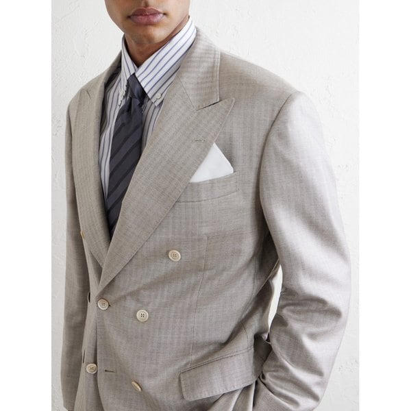 브루넬로쿠치넬리 코튼 트윌 포켓 스퀘어 46376663163097650