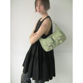 PK Hobo Bag (nylon)(green pepper)