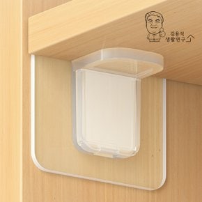 무타공 선반 파티션 브래킷 삼각형 접착식 후크
