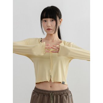 모어아웃 [3TT5385]레이어 가디건 티셔츠