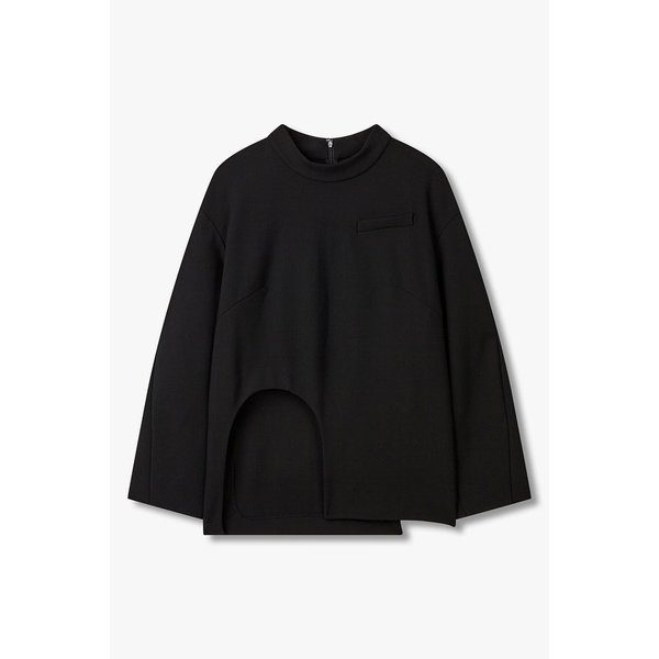 서클 컷아웃 헴 스트레치 풀오버 EN15106006000