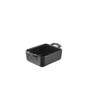레볼 벨쿠진 직사각 핸들 디쉬 12x10cm 블랙