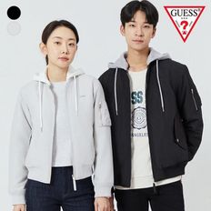 GUESS Jeans F/W [공용] MO4W9893 후디 디테쳐블 항공패딩[34730588]