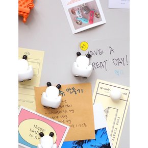 팬더모양 오브제 소파 마그넷