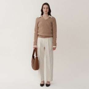 PF23 울실크 Lea Pants Ivory