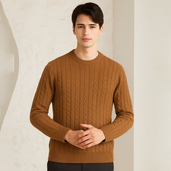 [신세계단독] 데너 몽골 햇 캐시미어100 남성 폴로니트 (25FW 최신상)