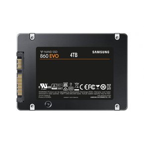 Samsung 860 EVO4TB SATA 2.5인치 내장 SSD MZ-76E4T0BEC 국내 정품 보증품