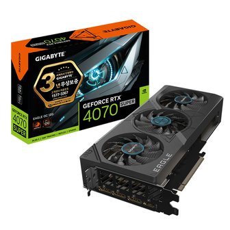 아이코다3 기가바이트 지포스 RTX 4070 SUPER EAGLE OC D6X 12GB 그래픽카드 제이씨현