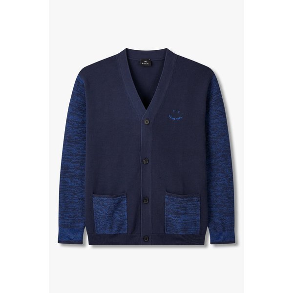 [PS PAUL SMITH] 스마일 로고 니트 가디건 5735128105000
