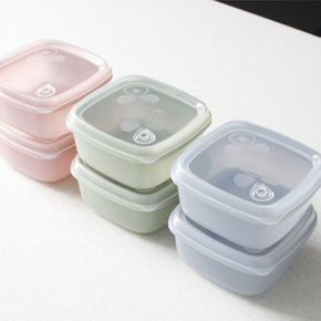 실리콘 소분 용기 2p 냉동밥 보관 전자렌지 밥용기