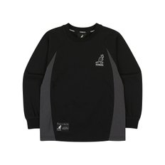 GOAT 우븐 믹스 티셔츠 QA 0016 블랙