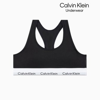 Calvin Klein Underwear 여성 모던 코튼 레이서백 브라렛 (QF3785AD-001)