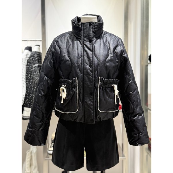 [여주점] 아웃포켓 누빔 하이넥 다운 점퍼 ES1TD601