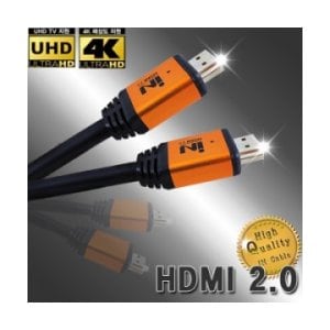 엠지솔루션 인네트웍 HDMI2.0 골드메탈케이블 IN-HDMI2G010 (1m)