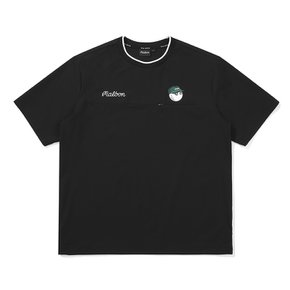 [말본 공식] 넥 티핑 포인트 반팔 피스테 BLACK (MAN)